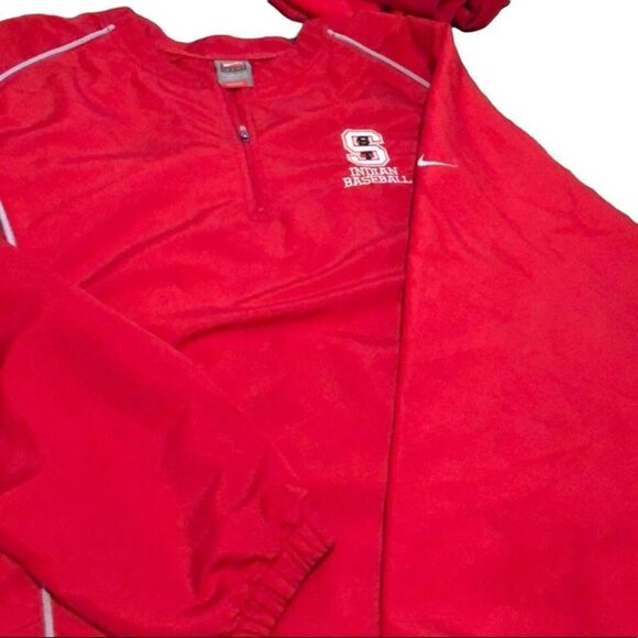 Nike 3/4 zip lined hitting pullover excellent con - Picture 1 of 5